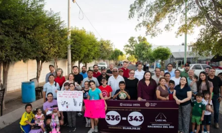 “POR FIN SE VOLTEÓ A VER PARA ACÁ”: ENTREGA AYUNTAMIENTO 8 CALLES PAVIMENTADAS EN HACIENDA DEL RÍO