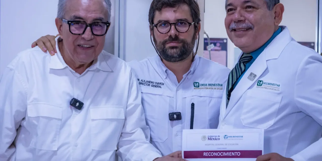 ENTREGAN RECONOCIMIENTOS A PERSONAL MÉDICO DE TRASPLANTES EN EL HGC IMSS BIENESTAR