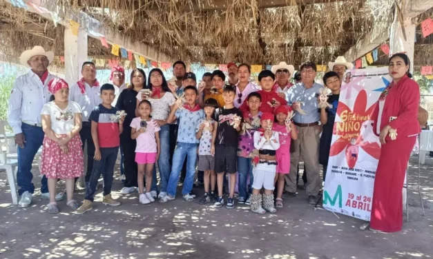 INAUGURAN EN CUITABOCA, SINALOA, EL SEXTO FESTIVAL DEL NIÑO INDÍGENA