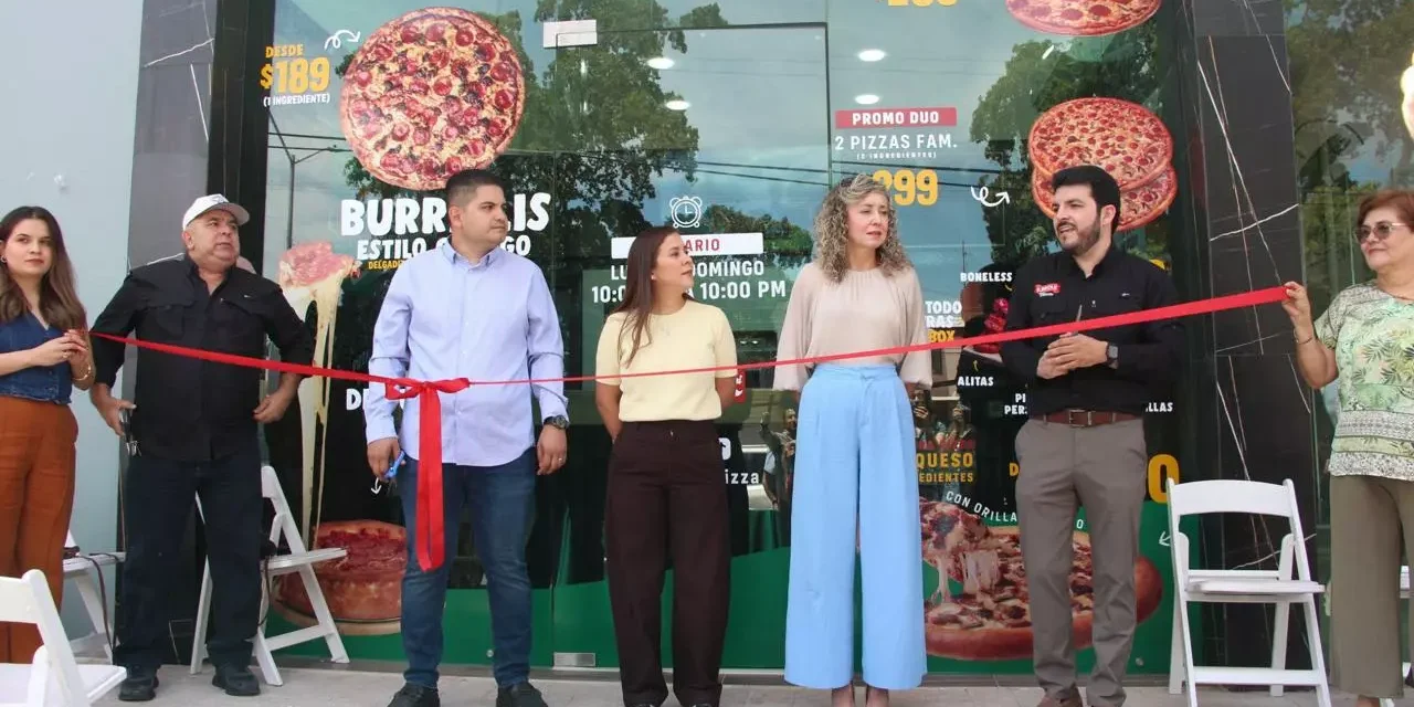 IMPULSO AL EMPLEO Y AL DESARROLLO ECONÓMICO LOCAL: BURRIOLIS PIZZA INAUGURA SU TIENDA NÚMERO 10 EN CULIACÁN