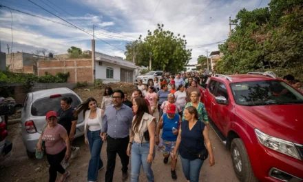 JUAN DE DIOS GÁMEZ IMPULSA JUSTICIA SOCIAL EN LA COLONIA AMADO NERVO CON 6 CALLES; INVERSIÓN SUPERA LOS 34 MDP