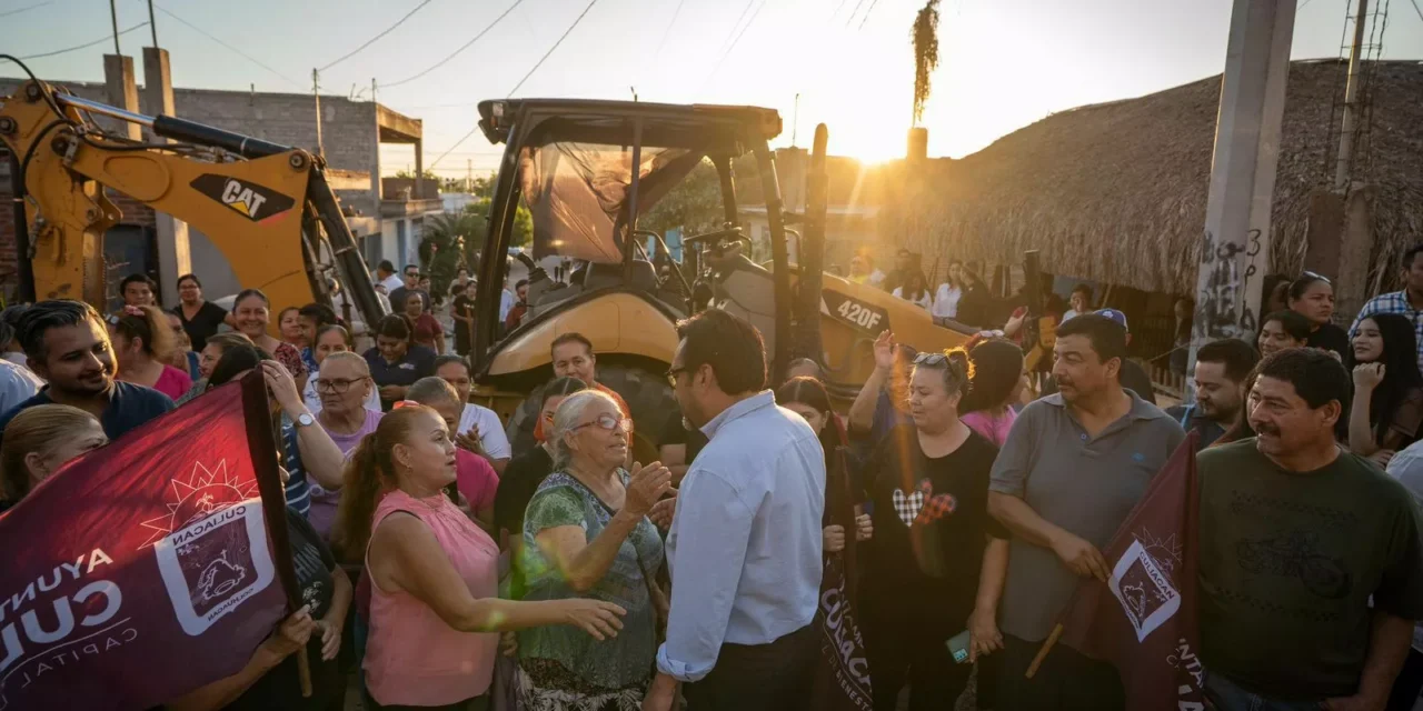 JUAN DE DIOS DA RESPUESTA A AÑEJAS DEMANDAS: INICIA OBRAS DE PAVIMENTACIÓN Y ENTREGA TECHUMBRE AL SUR DE CULIACÁN