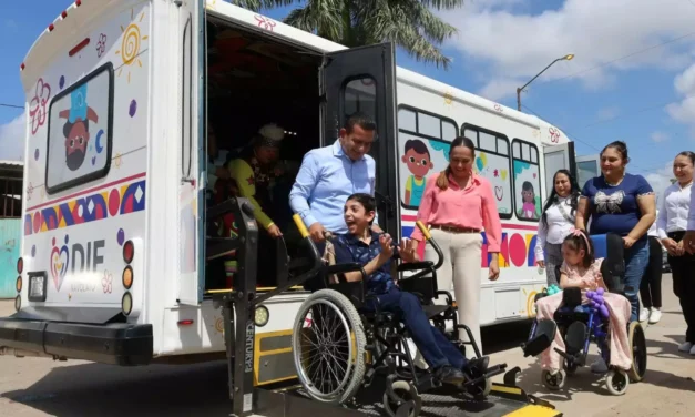 PREVIO AL DÍA DEL NIÑO, DIF NAVOLATO ADQUIERE Y PONE A DISPOSICIÓN UN TRANSPORTE PARA NIÑAS Y NIÑOS CON DISCAPACIDAD