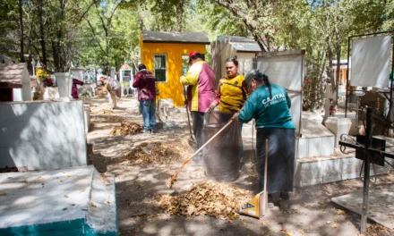 AYUNTAMIENTO DE CULIACÁN PREPARA PANTEONES PARA EL DÍA DE LAS MADRES CON INTENSIVO OPERATIVO DE LIMPIEZA