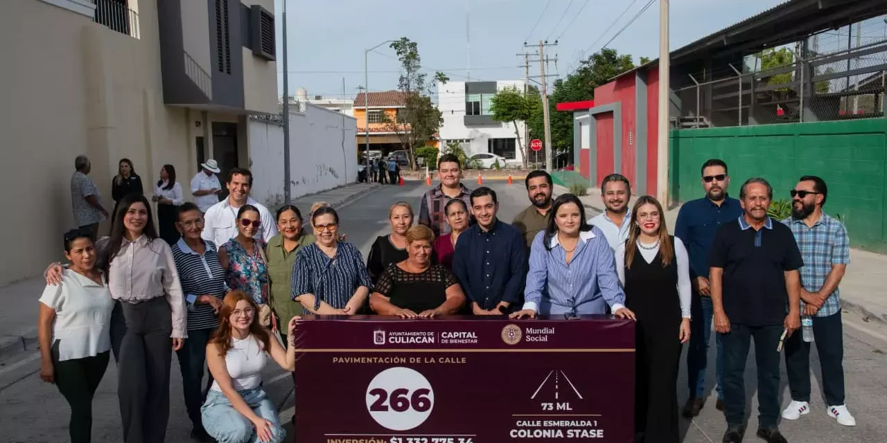“YA SE VEN MÁS BONITAS Y SEGURAS”: CIUDADANOS RECONOCEN ENTREGA DE CALLES EN CULIACÁN