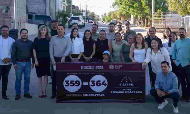 VECINOS DE ROSARIO UZÁRRAGA DEJAN ATRÁS EL LODO CON ENTREGA DE SEIS CALLES PAVIMENTADAS