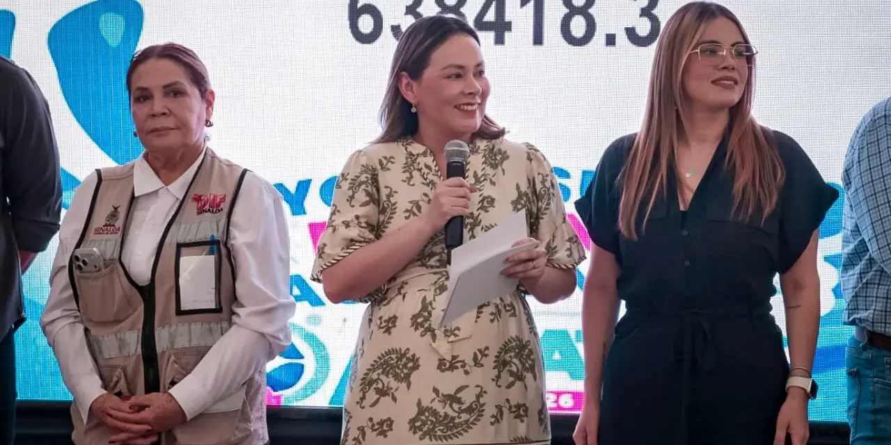 GOBERNADORA YERALDINE ENCABEZA ARRANQUE DEL AQUATÓN 2026, EN APOYO A FAMILIAS SINALOENSES