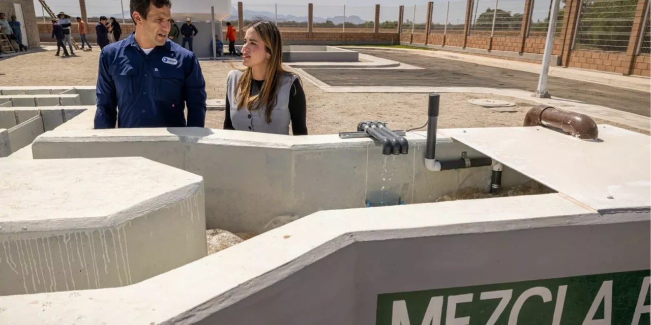 SUPERVISA ANA MIRIAM RAMOS PRIMERAS PRUEBAS DE OPERACIÓN DE LA PLANTA POTABILIZADORA DE SAN LORENZO