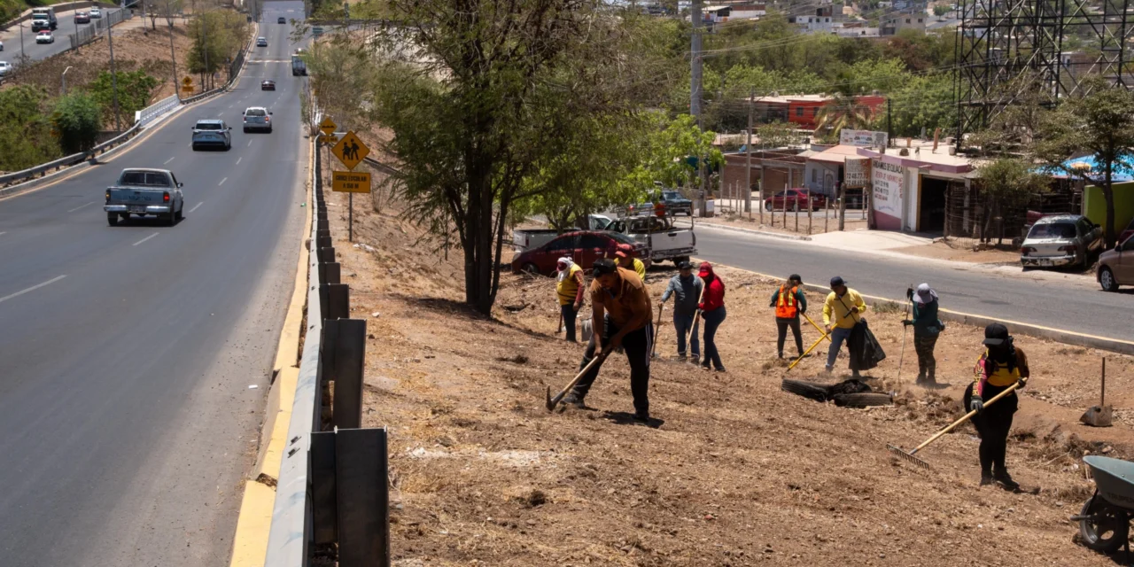 AYUNTAMIENTO DE CULIACÁN REALIZA REHABILITACIÓN INTEGRAL EN TALUDES DE LA PROLONGACIÓN ÁLVARO OBREGÓN SUR