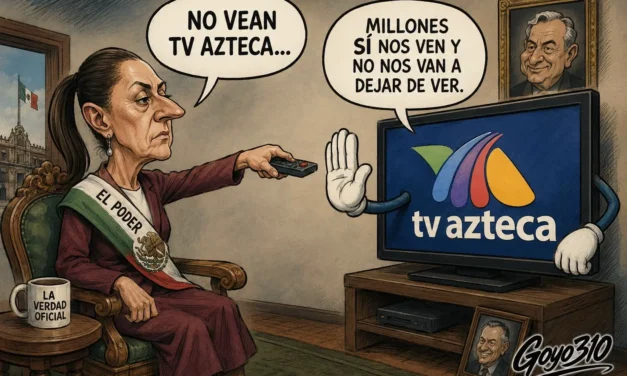 “NO VEAN TV AZTECA”… YA NOMÁS FALTÓ QUE NOS DIJERAN QUÉ PONER EN LA SALA