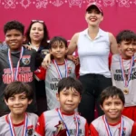 ESTRELLA PALACIOS CLAUSURA “GOLES POR LA PAZ” CON LA PARTICIPACIÓN DE 104 NIÑAS Y NIÑOS