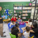 TALLER LA HORA DEL CUENTO EN LA BIBLIOTECA ROSA MARÍA PERAZA