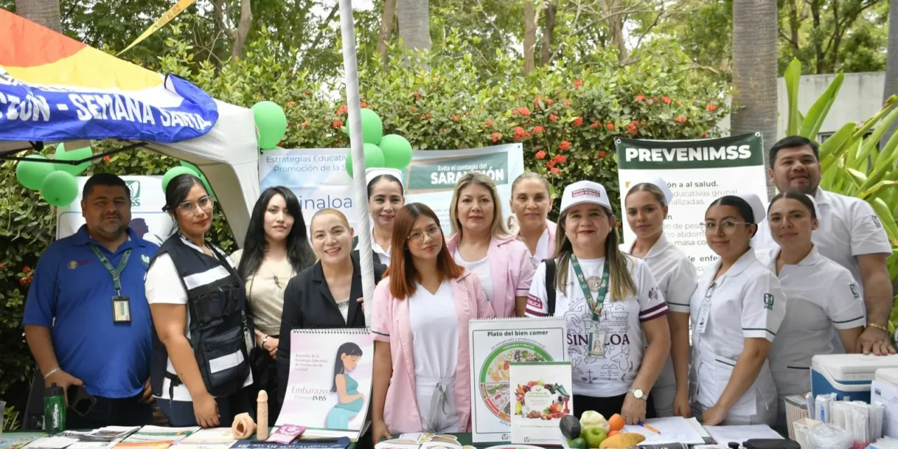 FORTALECE IMSS SINALOA ACCIONES PREVENTIVAS DURANTE LA SEMANA NACIONAL DE SALUD PÚBLICA 2026