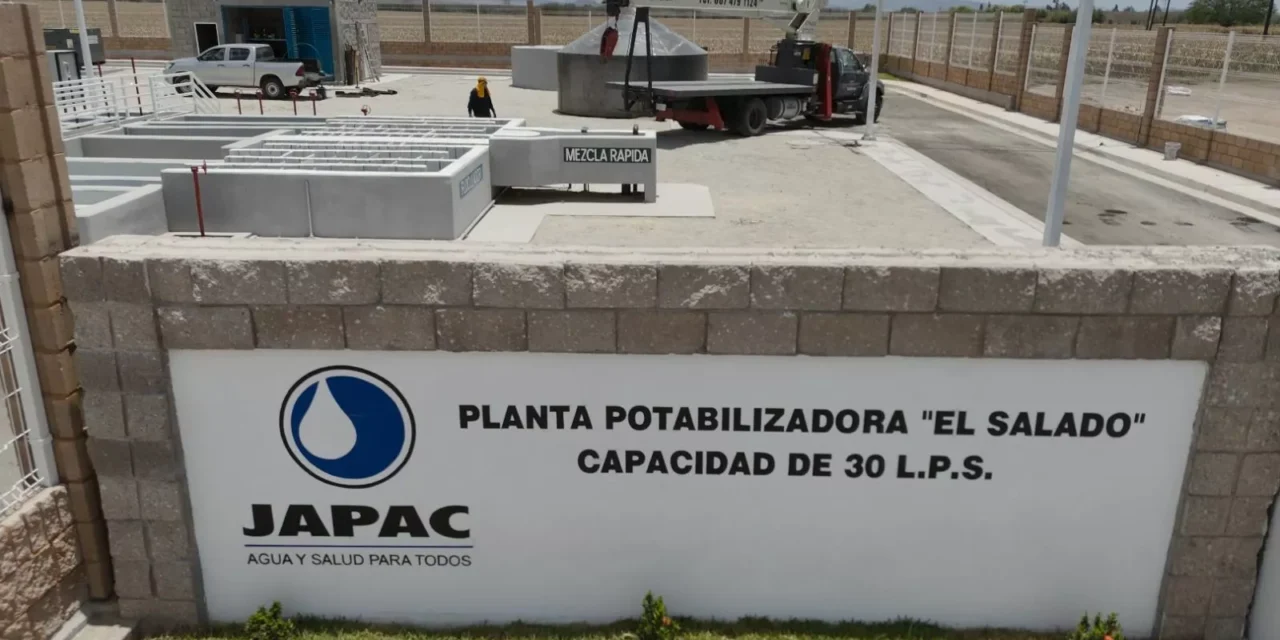EN UNA SEMANA ENTRARÁ EN OPERACIÓN LA PLANTA POTABILIZADORA DE EL SALADO