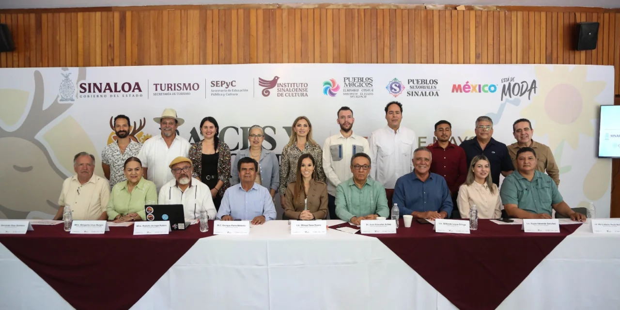 PRESENTAN EL FESTIVAL “RAÍCES Y COLORES 2026”, EN LOS PUEBLOS MÁGICOS DE SINALOA