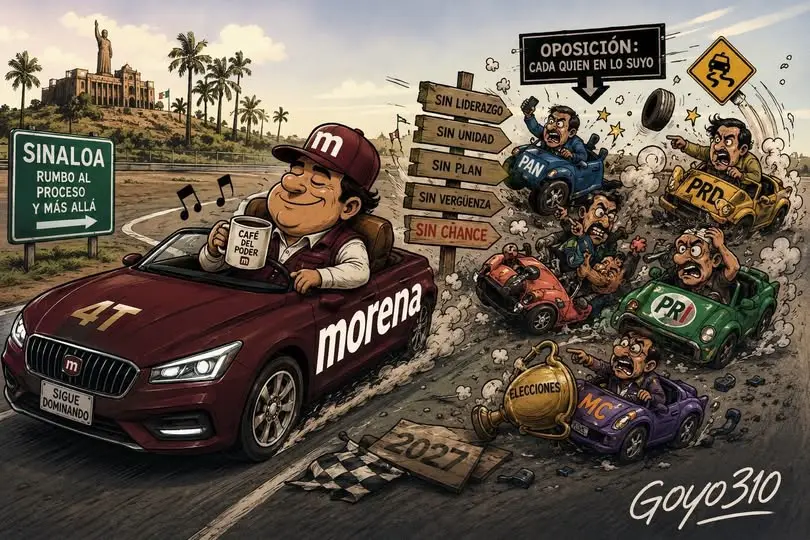 MORENA PODRÁ ESTAR HECHO BOLAS… PERO EN SINALOA NADIE LES COMPITE