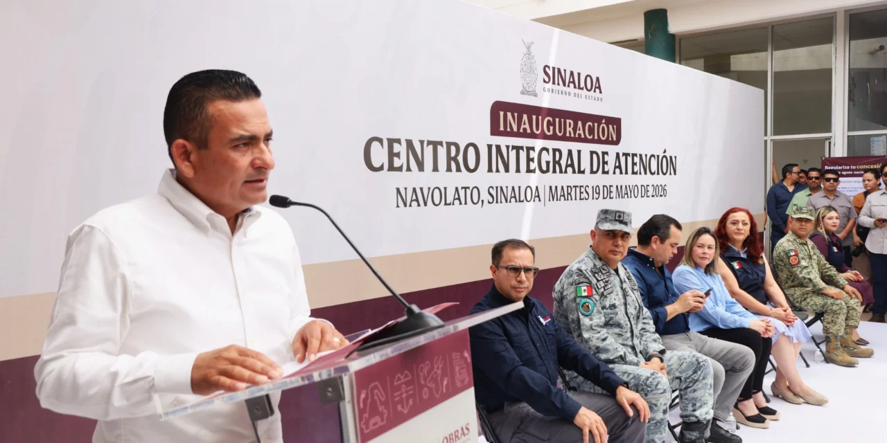 ALCALDE DE NAVOLATO AGRADECE A LA GOBERNADORA YERALDINE BONILLA LA INAUGURACIÓN DEL CENTRO INTEGRAL DE ATENCIÓN EN VILLA JUÁREZ