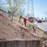 CONTINÚAN TRABAJOS DE MEJORAMIENTO INTEGRAL EN LA PROLONGACIÓN ÁLVARO OBREGÓN, SECTOR SUR