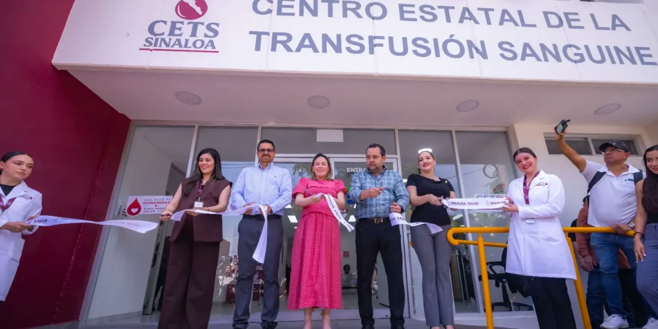 GOBERNADORA YERALDINE PONE EN MARCHA EL CENTRO ESTATAL DE TRANSFUSIÓN SANGUÍNEA