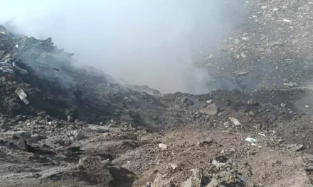 CONTROLADO AL 80% INCENDIO EN BASURÓN DEL PIGGYBACK EN CULIACÁN