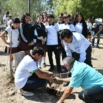 CON PLANTACIÓN DE 200 ÁRBOLES, SEBIDES FORTALECE ÁREAS VERDES EN MOCORITO