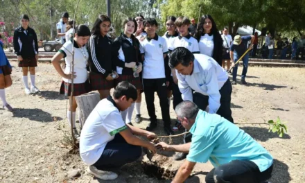 CON PLANTACIÓN DE 200 ÁRBOLES, SEBIDES FORTALECE ÁREAS VERDES EN MOCORITO