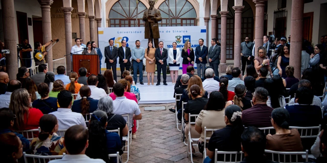ENCABEZA EL RECTOR JESÚS MADUEÑA LOS FESTEJOS POR EL 153 ANIVERSARIO DE LA UAS