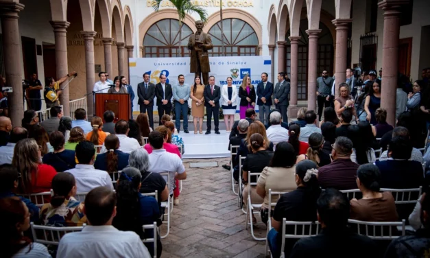 ENCABEZA EL RECTOR JESÚS MADUEÑA LOS FESTEJOS POR EL 153 ANIVERSARIO DE LA UAS