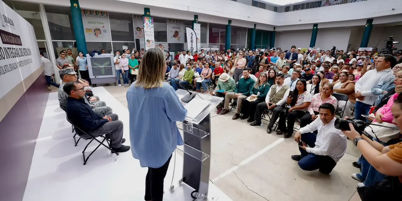 INAUGURA LA GOBERNADORA YERALDINE EL CENTRO INTEGRAL DE ATENCIÓN EN VILLA JUÁREZ, NAVOLATO