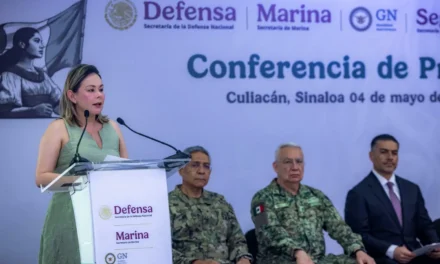 EL GOBIERNO FEDERAL NO SE RETIRARÁ DE SINALOA, GABINETE DE SEGURIDAD CONFIRMA RESPALDO A LA GOBERNADORA YERALDINE BONILLA