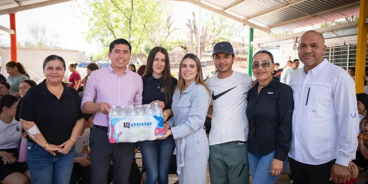 ANA MIRIAM RAMOS LLEVA APOYOS DEL AQUATÓN 2026 A SANALONA PARA ACOMPAÑAR A LAS FAMILIAS QUE ENFRENTAN LA SEQUÍA