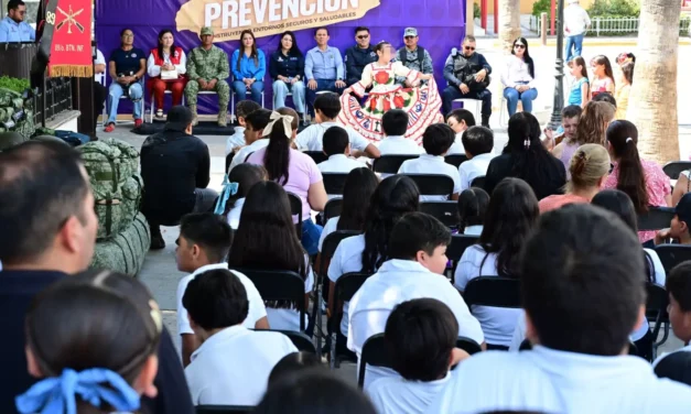 A TRAVÉS DE LA FERIA MUNICIPAL DE LA PREVENCIÓN EN CHOIX, AUTORIDADES ORIENTAN Y ACERCAN HERRAMIENTAS A LA SOCIEDAD EN BENEFICIO DE LA SEGURIDAD