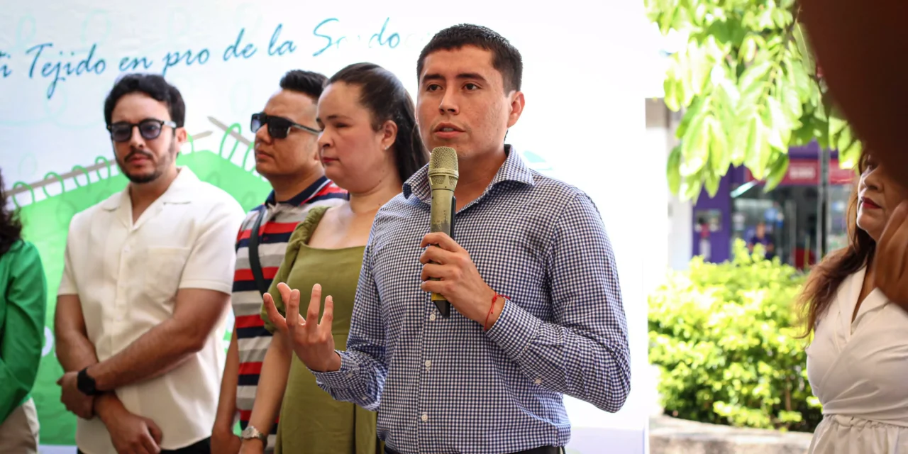 DIF CULIACÁN Y LA ASOCIACIÓN DE CIEGOS EN SINALOA, VISIBILIZAN CON GRAFITI TEJIDO A LA SORDOCEGUERA