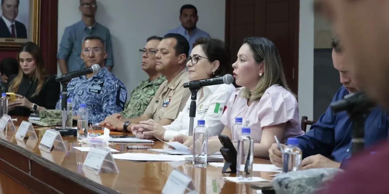 ENCABEZA GOBERNADORA YERALDINE CONSEJO DE PROTECCIÓN CIVIL Y SE INSTALA PUESTO DE COMANDO PARA ATENDER EMERGENCIAS EN TEMPORADA DE LLUVIAS
