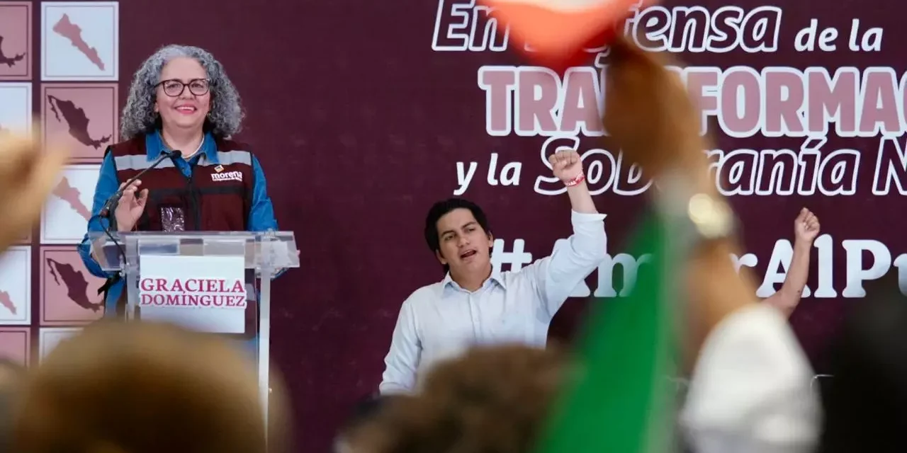 NO HAY ENCUESTAS DE MORENA, POR MÁS QUE SE DIGA, EL PROCESO PARA LA COORDINACIÓN ESTATAL APENAS INICIA, DICE GRACIELA DOMÍNGUEZ