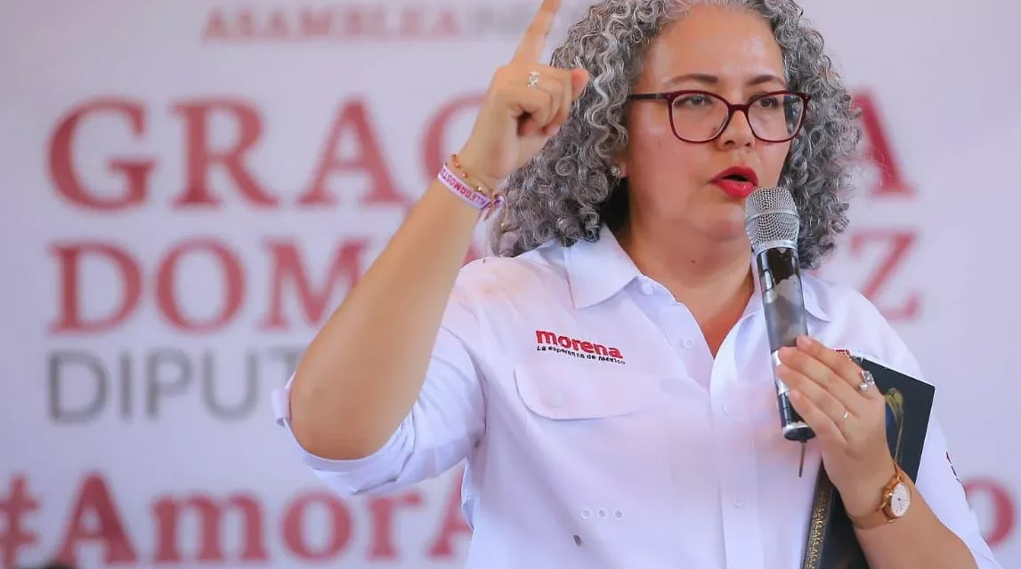 GRACIELA DOMÍNGUEZ EN DIÁLOGO CON LA VILLA DE AHOME EN ASAMBLEA INFORMATIVA. “HAY QUE DEFENDER A LA PRESIDENTA”