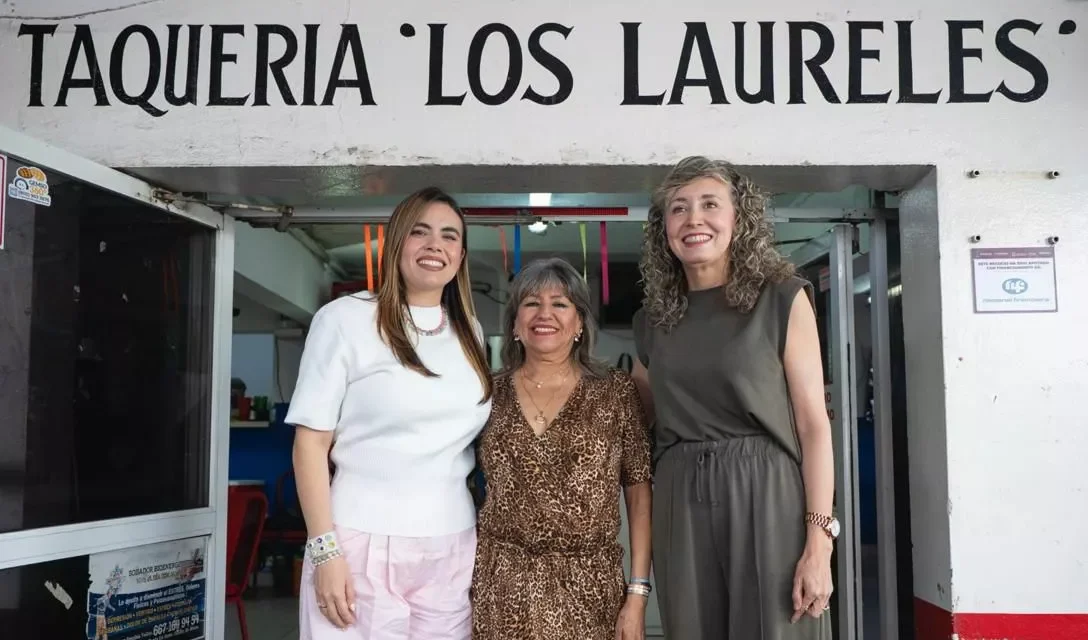 ANA MIRIAM RAMOS ENTREGA CRÉDITO IMPULSO NAFIN A EMBLEMÁTICA TAQUERÍA DE CULIACÁN