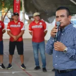 ENTREGA ALCALDE DE NAVOLATO REHABILITACIÓN DE TECHUMBRE DEPORTIVA EN LA COLONIA LAS VEGAS DEL RASTRO