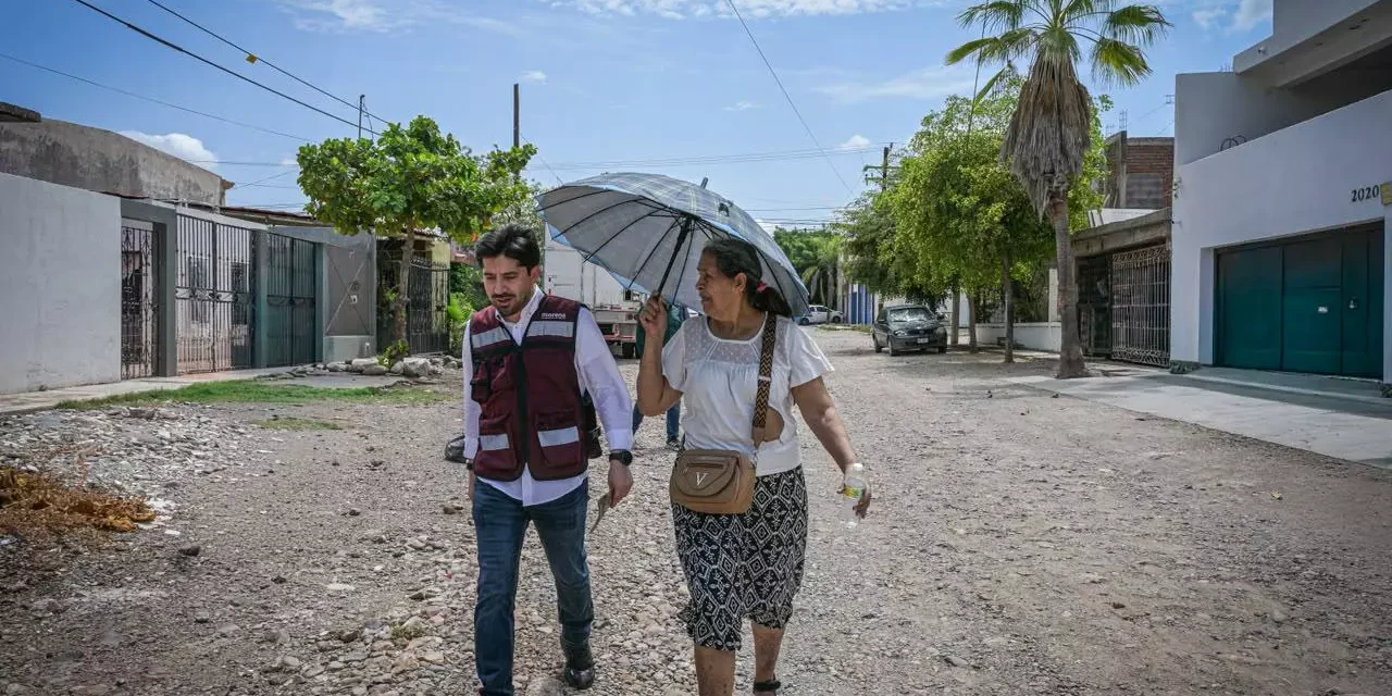 OMAR LÓPEZ CAMPOS RECORRE COLONIAS DE CULIACÁN Y LLEVA EL MENSAJE DE LA DEFENSA DE LA TRANSFORMACIÓN Y LA SOBERANÍA NACIONAL EN SINALOA