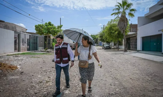 OMAR LÓPEZ CAMPOS RECORRE COLONIAS DE CULIACÁN Y LLEVA EL MENSAJE DE LA DEFENSA DE LA TRANSFORMACIÓN Y LA SOBERANÍA NACIONAL EN SINALOA