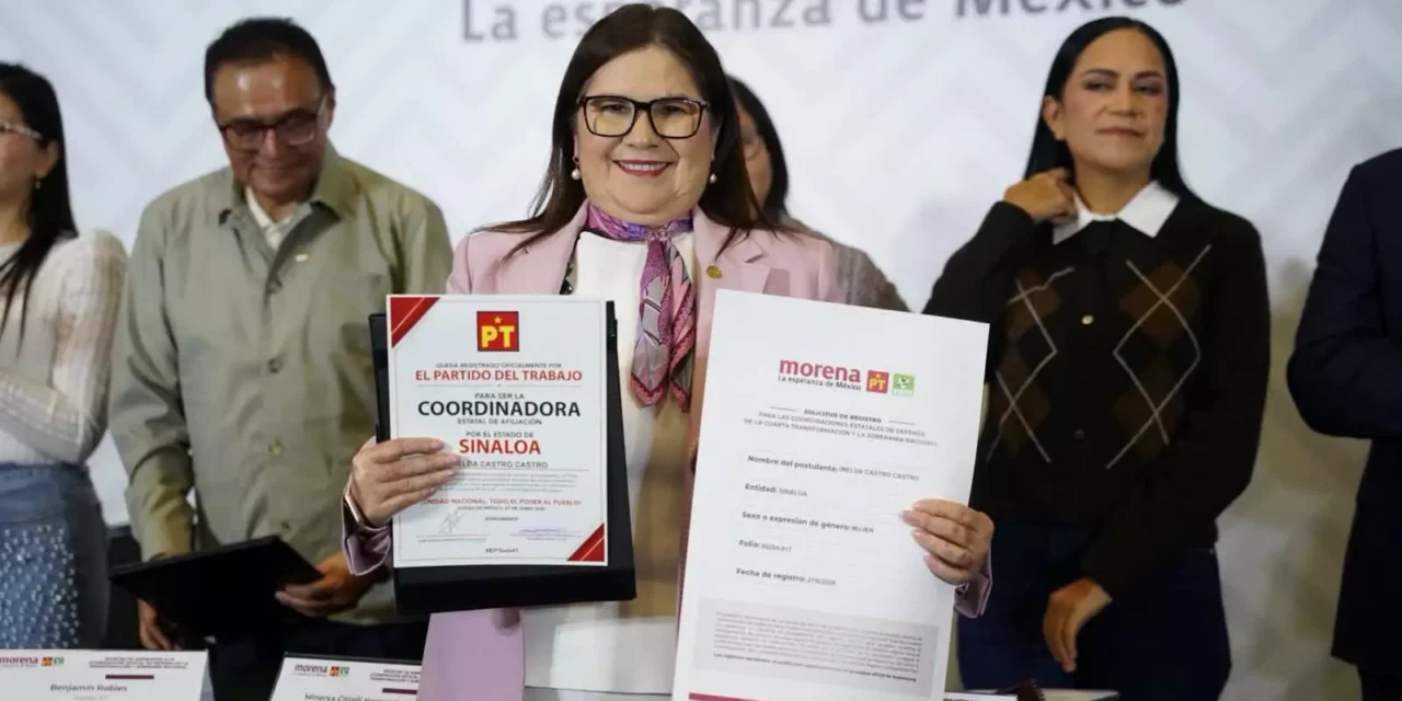 SE REGISTRAN IMELDA CASTRO Y FERNANDO GARCÍA COMO COORDINADORES DE AFILIACIÓN Y DE LA CUARTA TRANSFORMACIÓN POR EL PT EN SINALOA