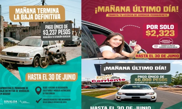 “¡MAÑANA ULTIMO DÍA! SATES INVITA A APROVECHAR LOS BENEFICIOS QUE CONCLUYEN EL 30 DE JUNIO”