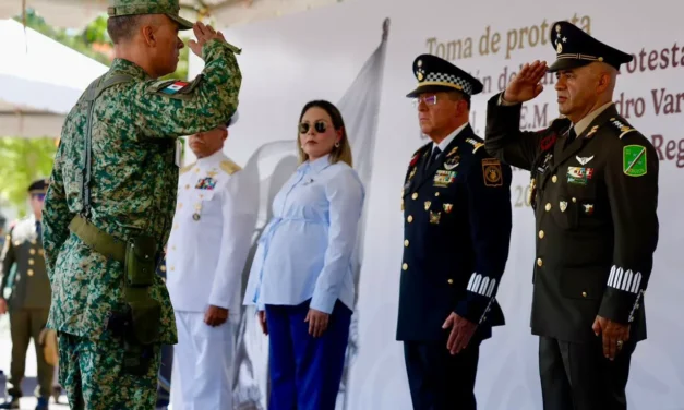 SEGUIREMOS COORDINADOS CON EL EJÉRCITO PARA MEJORAR LA SEGURIDAD DE SINALOA: GOBERNADORA YERALDINE