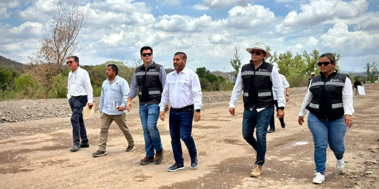 SEGUNDA ETAPA DEL MALECÓN DE BADIRAGUATO LLEVA UN AVANCE DEL 45%