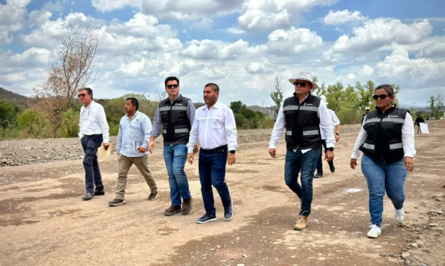 SEGUNDA ETAPA DEL MALECÓN DE BADIRAGUATO LLEVA UN AVANCE DEL 45%