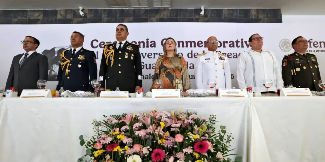 ASISTE GOBERNADORA YERALDINE AL ACTO CONMEMORATIVO DEL SÉPTIMO ANIVERSARIO DE LA GUARDIA NACIONAL