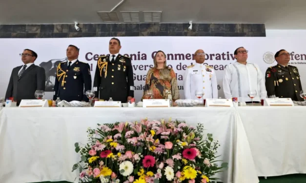 ASISTE GOBERNADORA YERALDINE AL ACTO CONMEMORATIVO DEL SÉPTIMO ANIVERSARIO DE LA GUARDIA NACIONAL