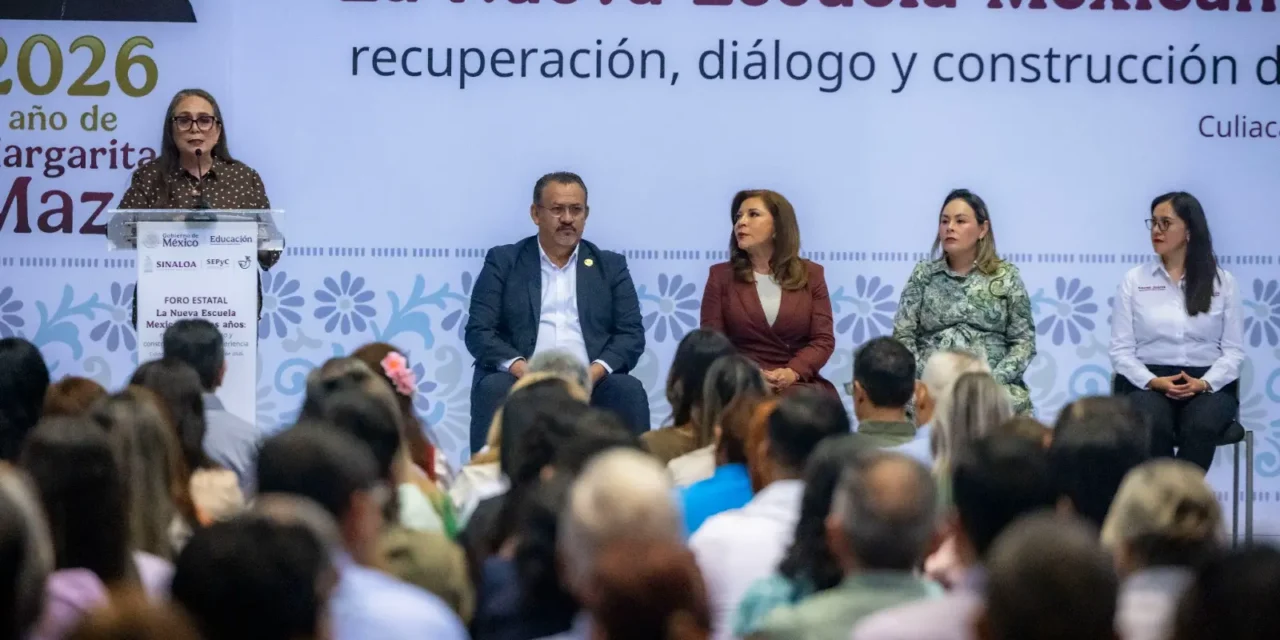 EN SINALOA ESTAMOS COMPROMETIDOS CON LA NUEVA ESCUELA MEXICANA: GOBERNADORA YERALDINE