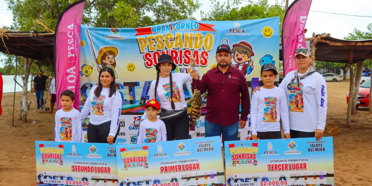 “MAMÁ Y YO PESCANDO SONRISAS” FOMENTA LA PESCA DEPORTIVA Y LOS VALORES FAMILIARES EN COSTA AZUL