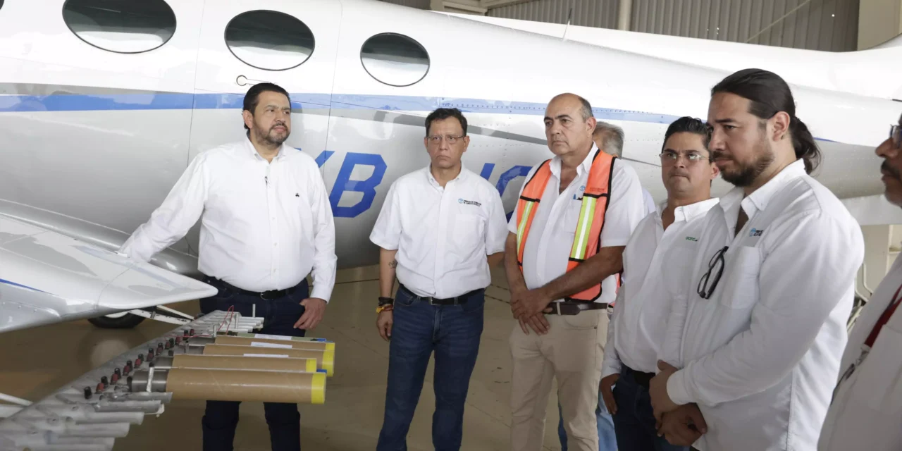 EL SECRETARIO DE AGRICULTURA ISMAEL BELLO, ENCABEZA EL ARRANQUE DEL PROGRAMA DE ESTIMULACIÓN DE LLUVIAS EN SINALOA